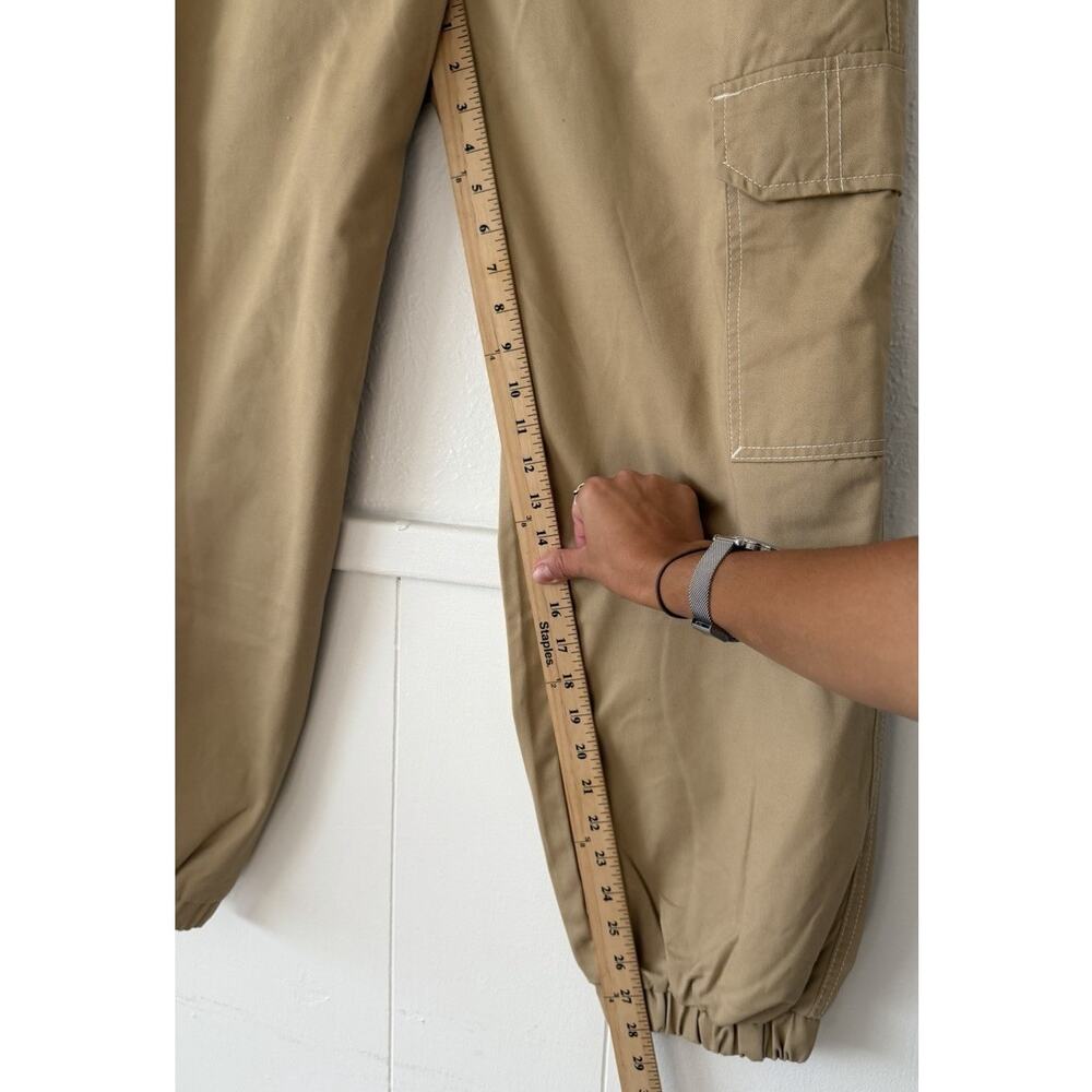 True Religion Bobbi Baggy Cargo Jogger Pants Women’s 30 Khaki Tan NWT - Picture 8 of 9
